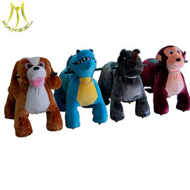 Hansel hot-seling battery operated toy unicorn motorized plush animal in mall المزود