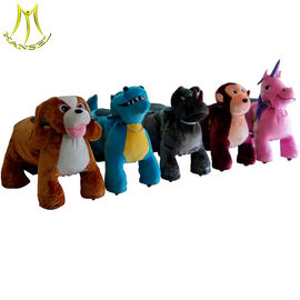 Hansel hot-seling battery operated toy unicorn motorized plush animal in mall المزود