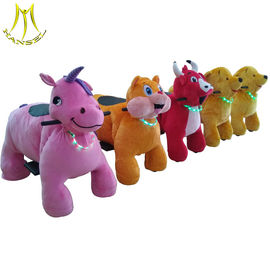 Hansel electric walking kiddie ride on stuffed animal scooter for sale المزود
