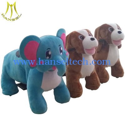 Hansel pedal battery powered walking horse toy plush motorized animals المزود