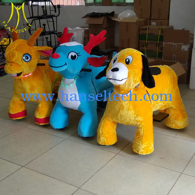 Hansel commercial children battery operated plush animals horse stuffed animals المزود