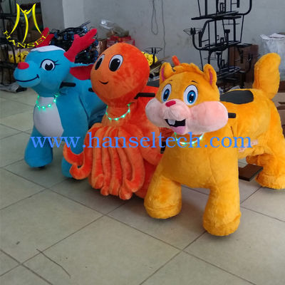 Hansel low price battery operated  electrical toy non coin animal kid riding ride المزود