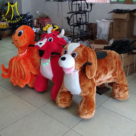 Hansel walking kids animal ride for mall electronic game machine  electric ride on animals outdoor ride on animals المزود