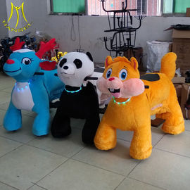 Hansel  amusement ride  plush rocking scooter with music electronic toys for adults المزود