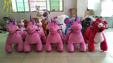 Hansel Hot selling shopping mall electric mountable animal plush ride المزود