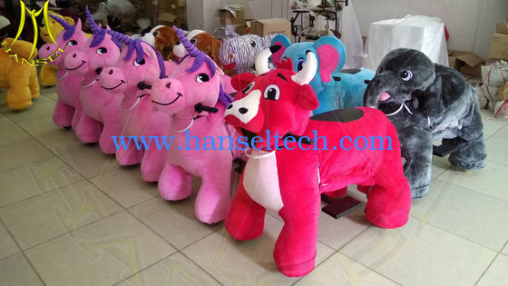 Hansel high profits moving animal toy electric walking animal rides المزود