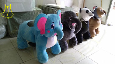 Hansel game center equipment coin operated children rides on stuffed electric car المزود