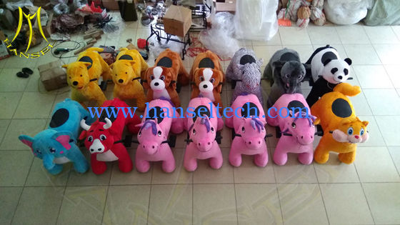 Hansel indoor fairground rides walking electric animal ride on toys for sale المزود