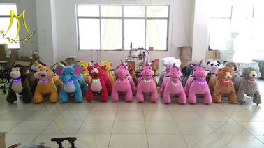 Hansel children ride on animal cars go kart stuffed electric toy animal المزود