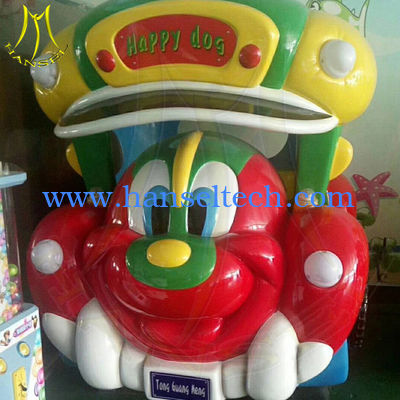 Hansel indoor game machine fiber glass small coin operated amusement ride المزود
