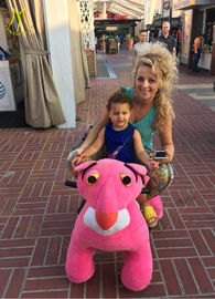 Hansel large size adults and kids drivable coin operated battery animal scooter in mall المزود