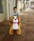 Hansel battery operated kiddie electric ride on walking toy unicorn in mall المزود