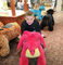 Hansel motorized animal dinosaur ride plush toy animal kids ride on toy for birthday parties المزود
