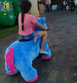Hansel family park games stuffed electric walking horse toy ride for kids المزود