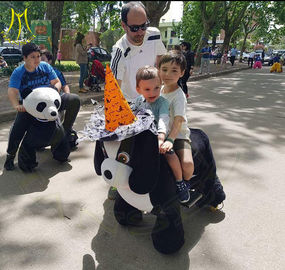 Hansel amusement park games electric plush toys stuffed animals for sale المزود