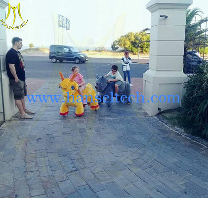 Hansel amusement park games battery operated ride toy animals for mall المزود