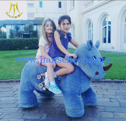 Hansel amusement park games battery operated ride toy animals for mall المزود