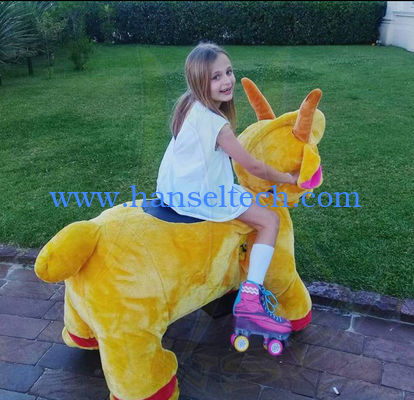 Hansel amusement park stuffed children rides for sale mall ride on toys المزود