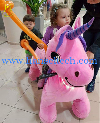 Hansel amusement park playground gmes electric kiddy rides walking  animal المزود
