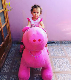 Hansel hot selling stuffed battery animal kids electric rides on animal المزود