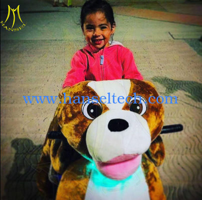 Hansel amusement park walking indoor plush motorized riding animals المزود
