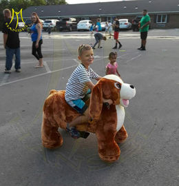 Hansel amusement park playground safari animals plush riding toys for kids المزود