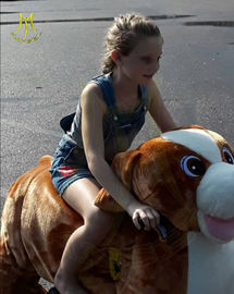 Hansel amusement park playground safari animals plush riding toys for kids المزود