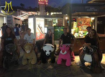 Hansel wholesale safari kids animal motorized rides zoo animal scooters for birthday parties المزود