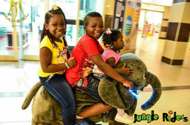 Hansel outdoor playground children ride on  four wheel zippy kids electric ride on animals for sale المزود