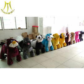 Hansel shopping mall electric mountable animal plush ride for children المزود