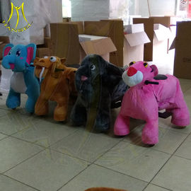 Hansel shopping mall electric mountable animal plush ride for children المزود
