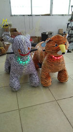 Hansel fast profits battery operated zoo animal toys walking animal scooter ride theme park equipment for sale المزود