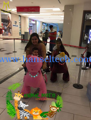 Hansel  kiddy rides walking animal playground dinosaur riding toys for child المزود