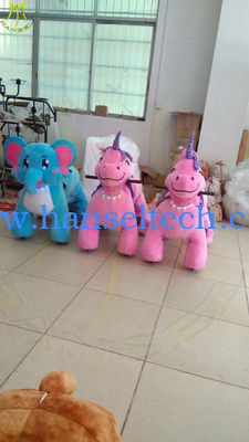 Hansel   amusement park games children electric walking animals for sale المزود