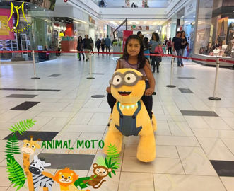 Hansel  stuffed animal elephantl ridingon furry animals electric cars in shopping mall amusement park المزود