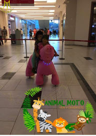 Hansel  zoo park animal walking plush battery motorized plush animal for amusement park المزود