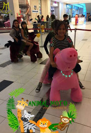 Hansel  zoo park animal walking plush battery motorized plush animal for amusement park المزود