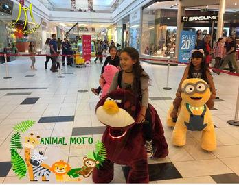 Hansel  zoo park animal walking plush battery motorized plush animal for amusement park المزود