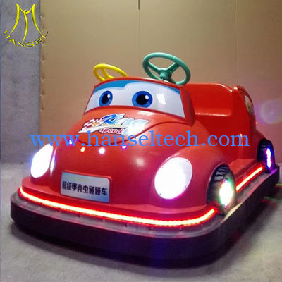 Hansel hot selling playground plastic childrens swing car toy bumper car for sale المزود