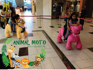Hansel hot-selling kids electronic car ride dog furry animal toys for Christmas riding المزود