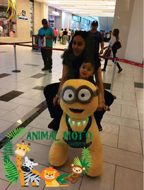 Hansel high quality  latest coin operated electrical animal toy car for mall المزود