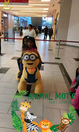 Hansel Zoo animals toys for children zippy walking pets plush riding horse toy shopping mall المزود