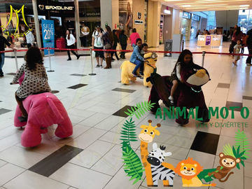 Hansel  shopping mall animal cars battery operated plush animals scooters for family ride المزود