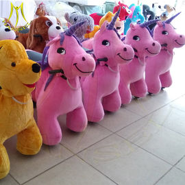 Hansel electronic walking battery operated kids plush animals scooter المزود