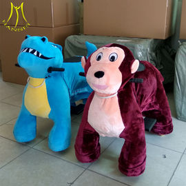 Hansel plush stuffed animals plush wheel ride on cow toy kid ride on toy المزود