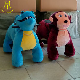 Hansel plush stuffed animals plush wheel ride on cow toy kid ride on toy المزود