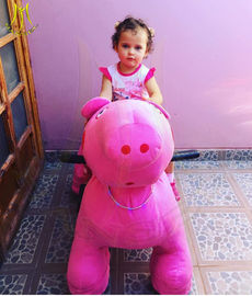 Hansel  wholesale coin operated plush electric ride electric mountable plush motorized animal for shopping mall المزود