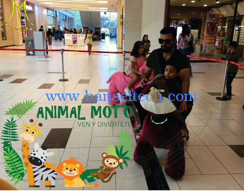 Hansel cheapest animal walking dinasour toy rides with coins المزود