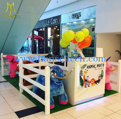 Hansel cheapest animal walking dinasour toy rides with coins المزود