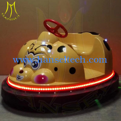 Hansel carnival games kids token operated plastic bumper cars المزود